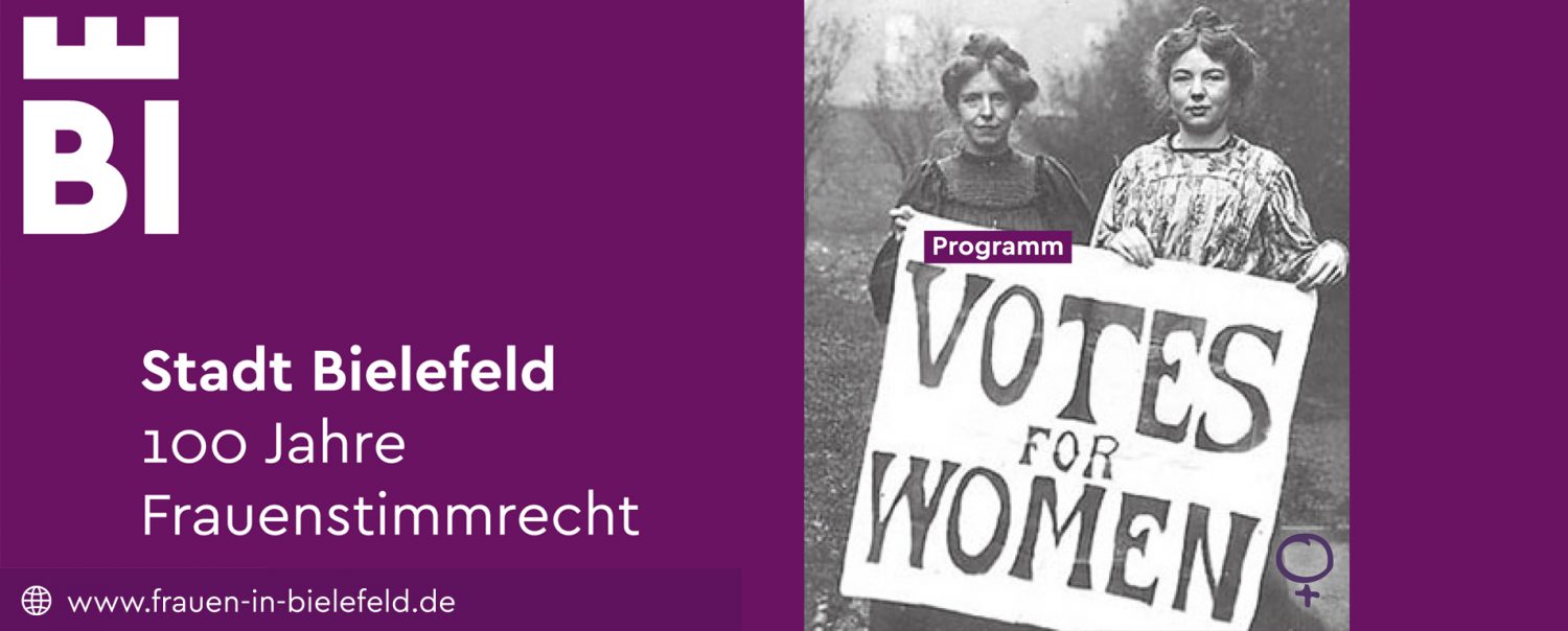 Stadt Bielefeld Feiert 100 Jahre Frauenwahlrecht - Frauenbranchenbuch OWL